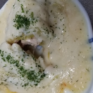 クリーム煮、白菜で簡単鶏肉ロール